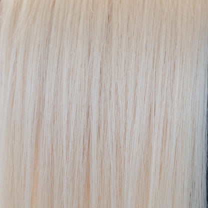#PEARL WHITE GENIUS WEFT RUSSISCHES GLATTES HAAR  60CM ♡