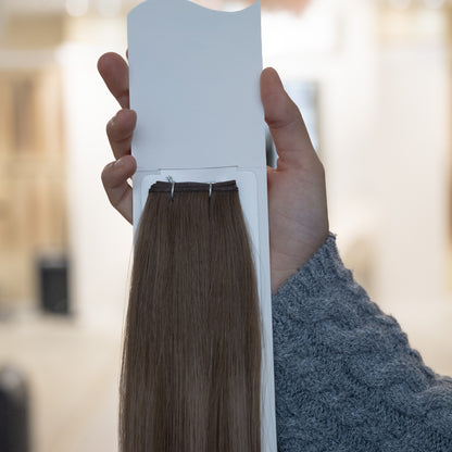 #CARAMEL FUDGE GENIUS WEFT RUSSISCHES GLATTES HAAR  60CM ♡