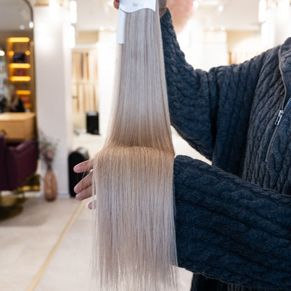 #FROSTY GENIUS WEFT RUSSISCHES GLATTES HAAR  60CM ♡