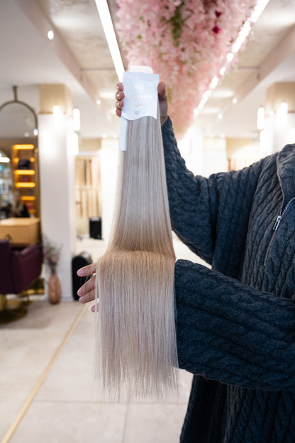 #FROSTY GENIUS WEFT RUSSISCHES GLATTES HAAR  60CM ♡