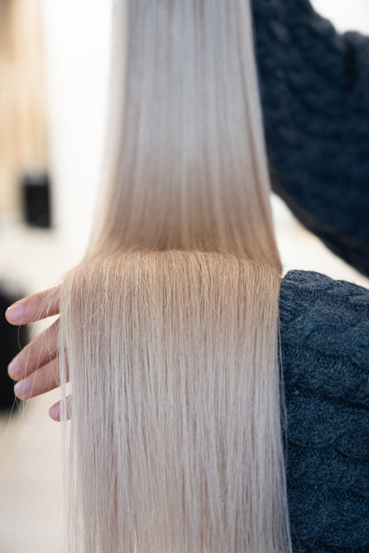 #FROSTY GENIUS WEFT RUSSISCHES GLATTES HAAR  60CM ♡