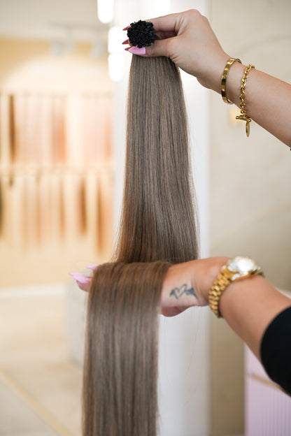 #5A KERATIN BONDINGS SCHWARZE 85CM ♡