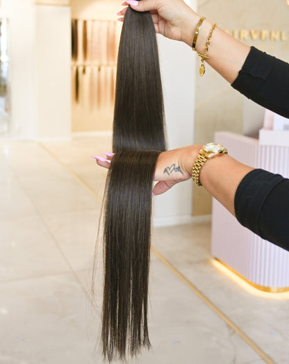 #3A DUNKELBLOND US WELLIGE TAPE 85CM ♡