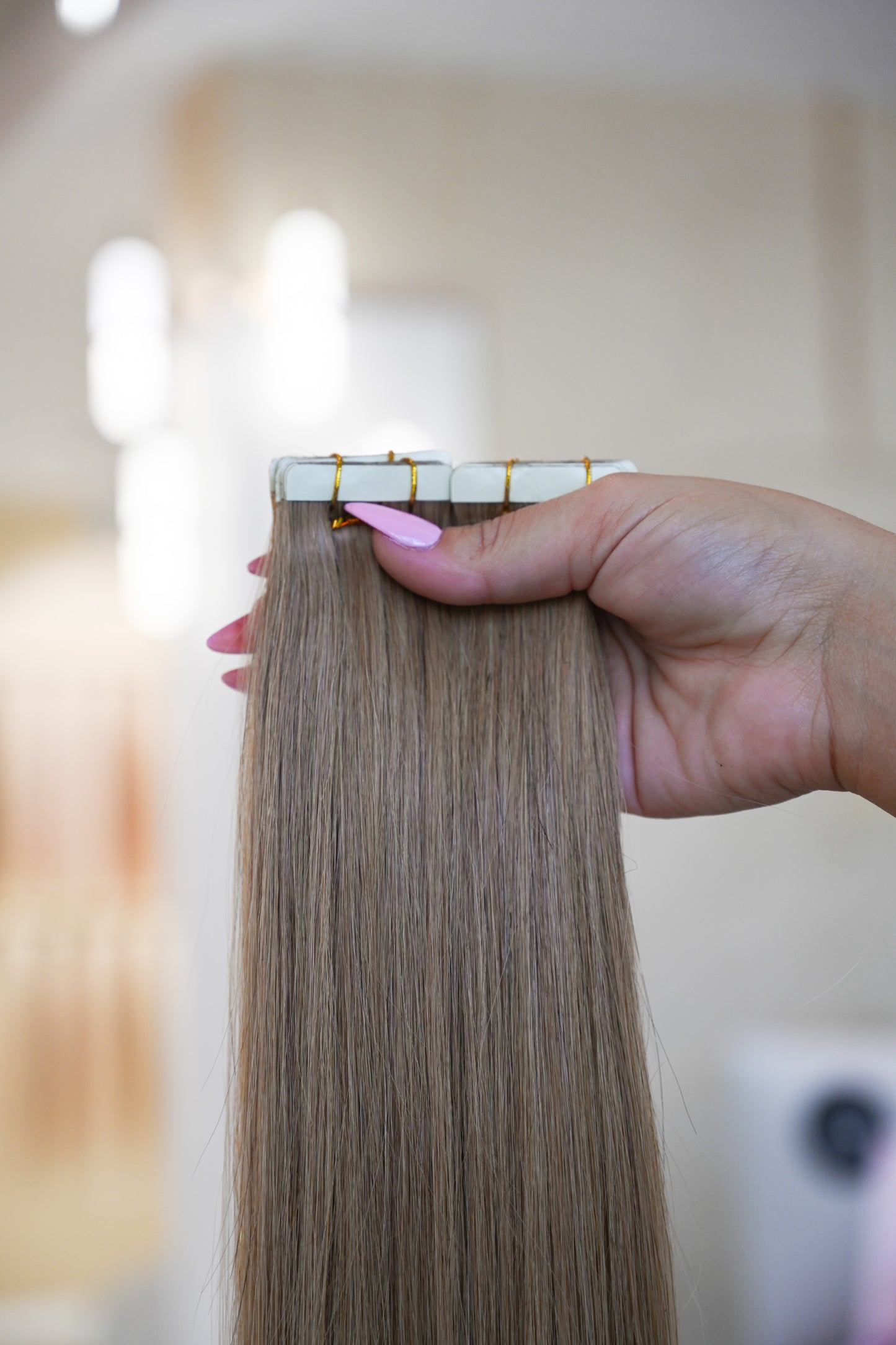 #14A DUNKELBLONDE BONDINGS 85CM