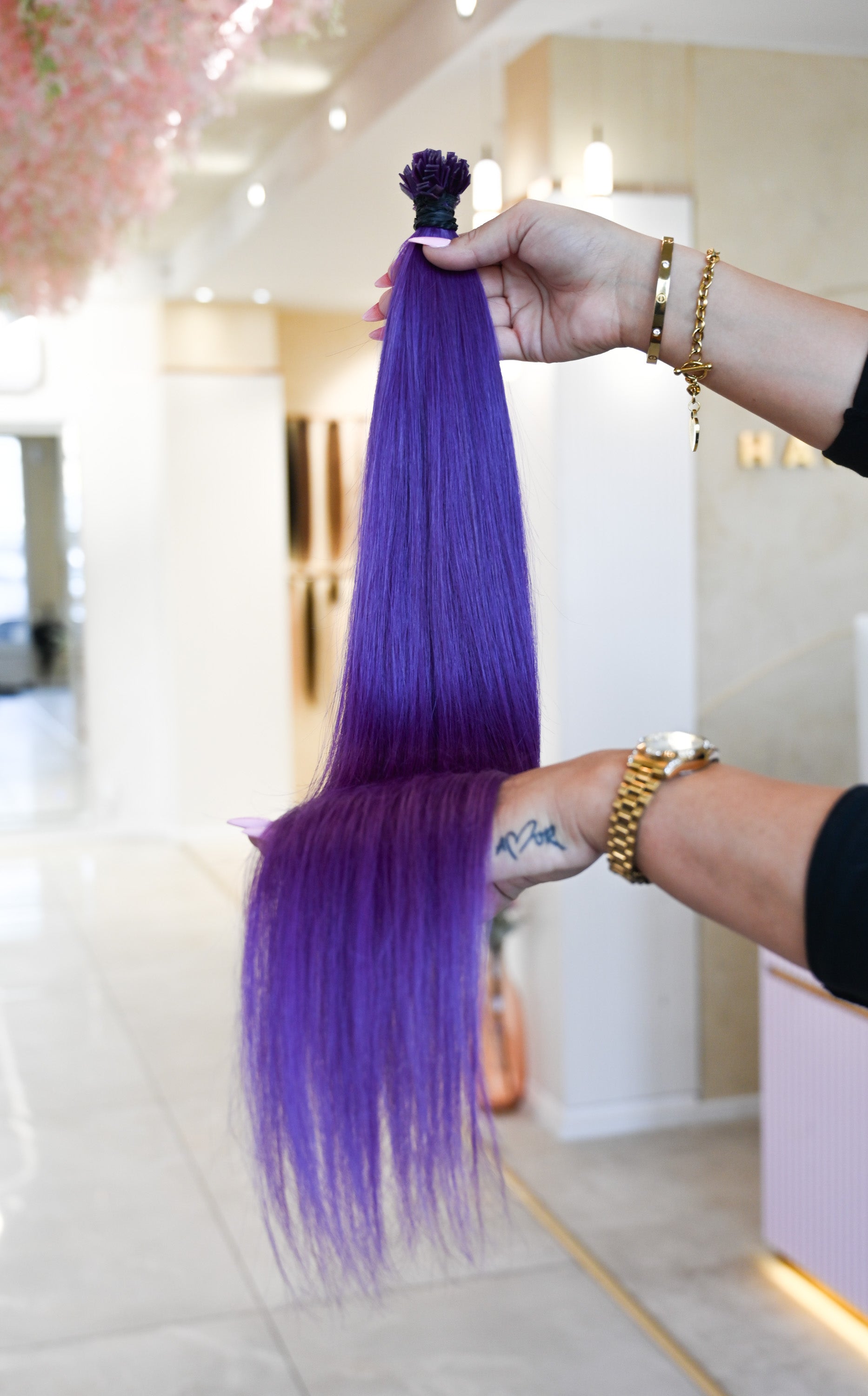 #LILA US WELLIGE KERATIN BONDINGS 65CM ♡
