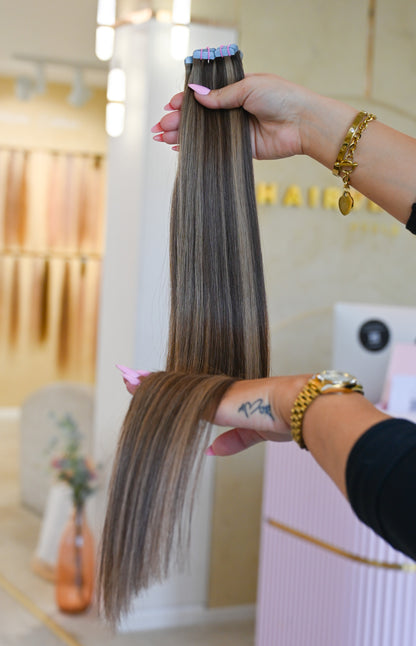 #MOCHAMELT MINI TAPE EXTENSIONS ♡