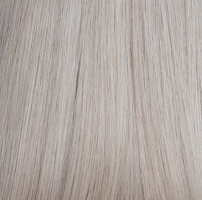 #SILVER ASCHBLONDE US WELLIGE TRESSEN ECHTHAAR GENIUS WEFT EXTENSIONS 65CM♡