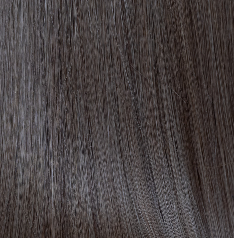 #5A HELLBRAUNE US WELLIGE TRESSEN ECHTHAAR GENIUS WEFT EXTENSIONS 65CM ♡