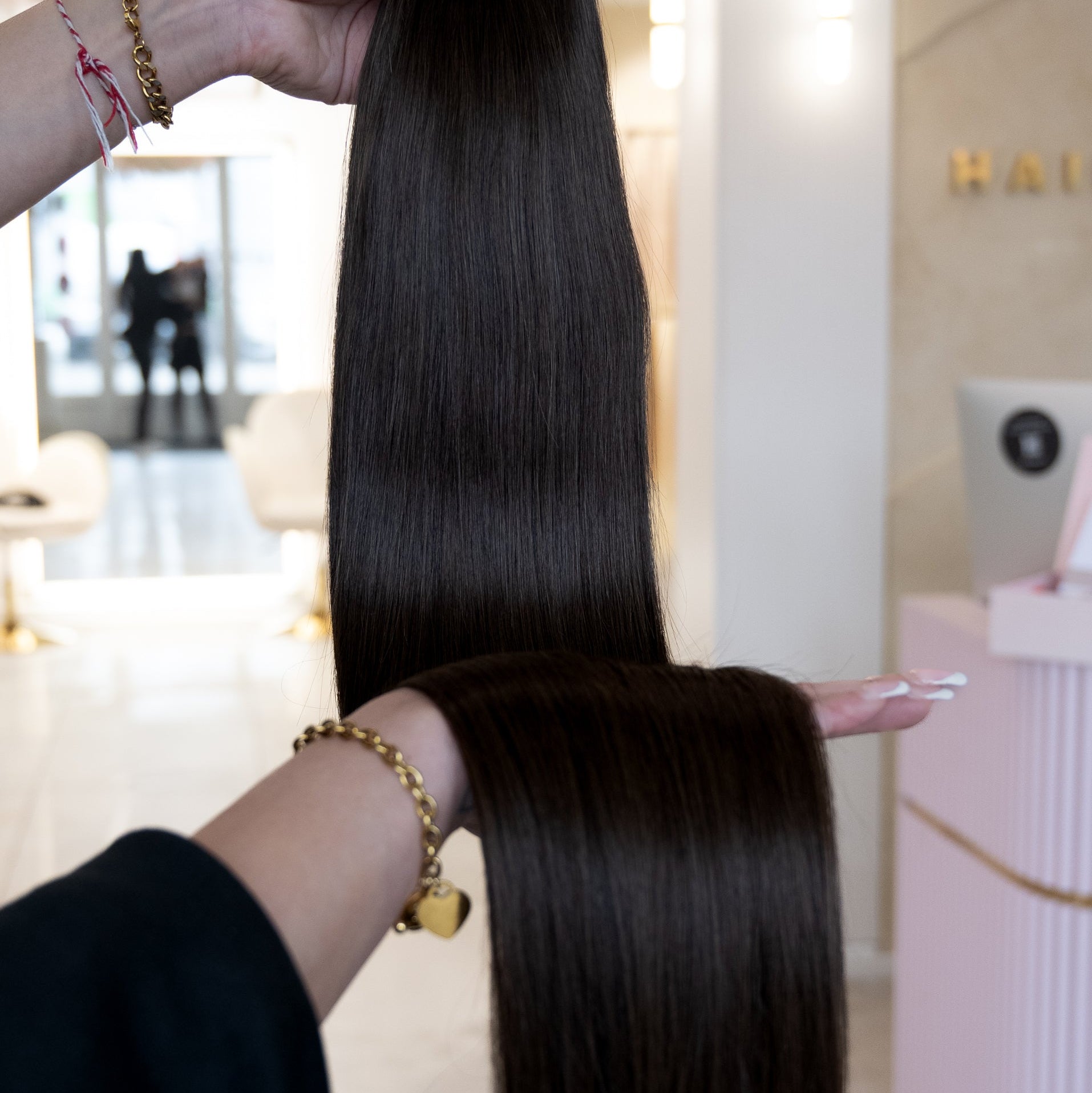 #NATURAL US WELLIGE TRESSEN ECHTHAAR GENIUS WEFT EXTENSIONS♡
