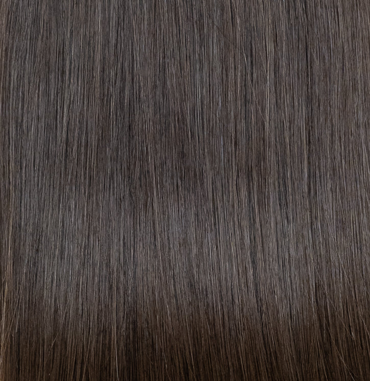 #2A - ASCHBRAUNE US WELLIGE TRESSEN ECHTHAAR GENIUS WEFT EXTENSIONS♡