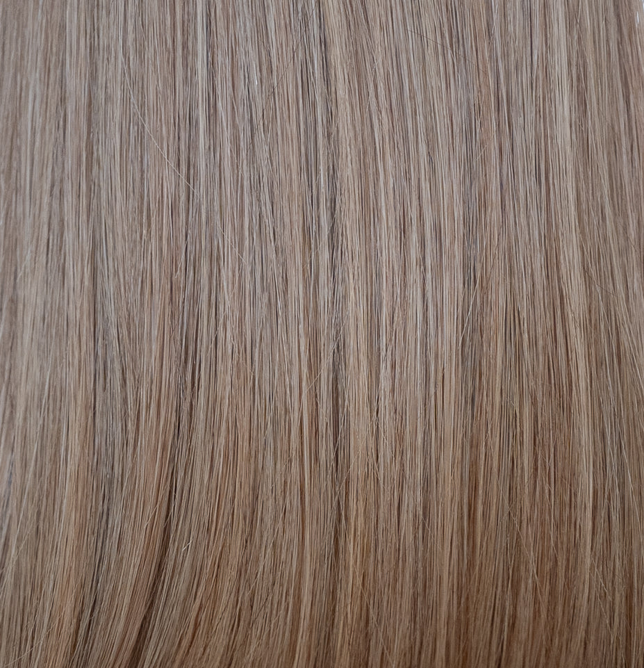 #14A DUNKELBLONDE US WELLIGE TRESSEN ECHTHAAR GENIUS WEFT EXTENSIONS 65CM♡