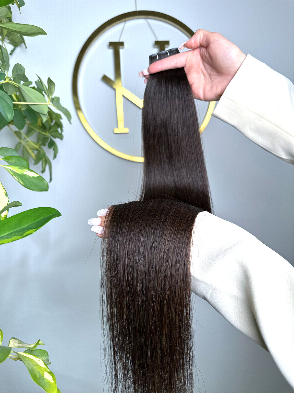 Raw | Echthaar Tressen – Invisible Butterfly, glatt (RU)