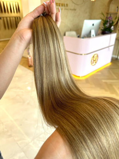 #CARAMEL FUDGE MINI TAPE EXTENSIONS