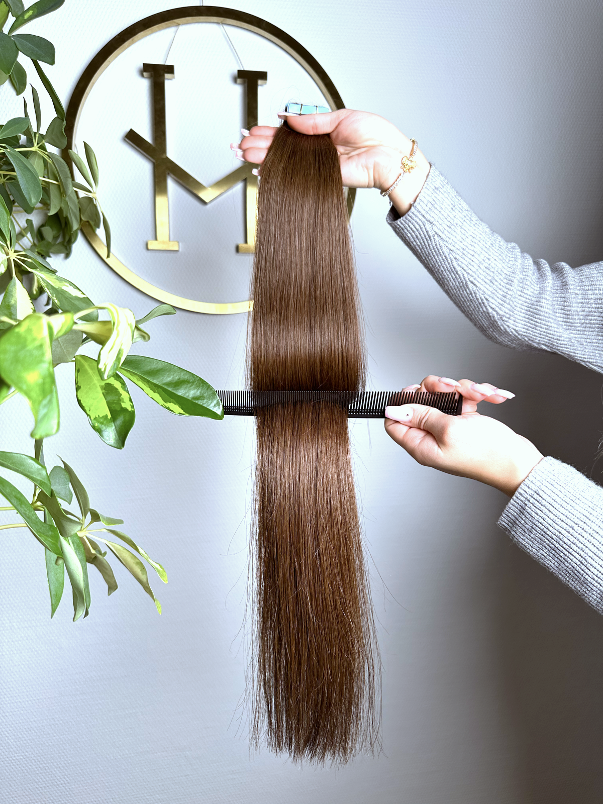 #4A MOKKABFAUNE  US WELLIGE TAPE EXTENSIONS 55CM ♡