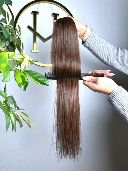 #3A KÜHLES MITTELBRAUN TAPE EXTENSIONS 55CM ♡