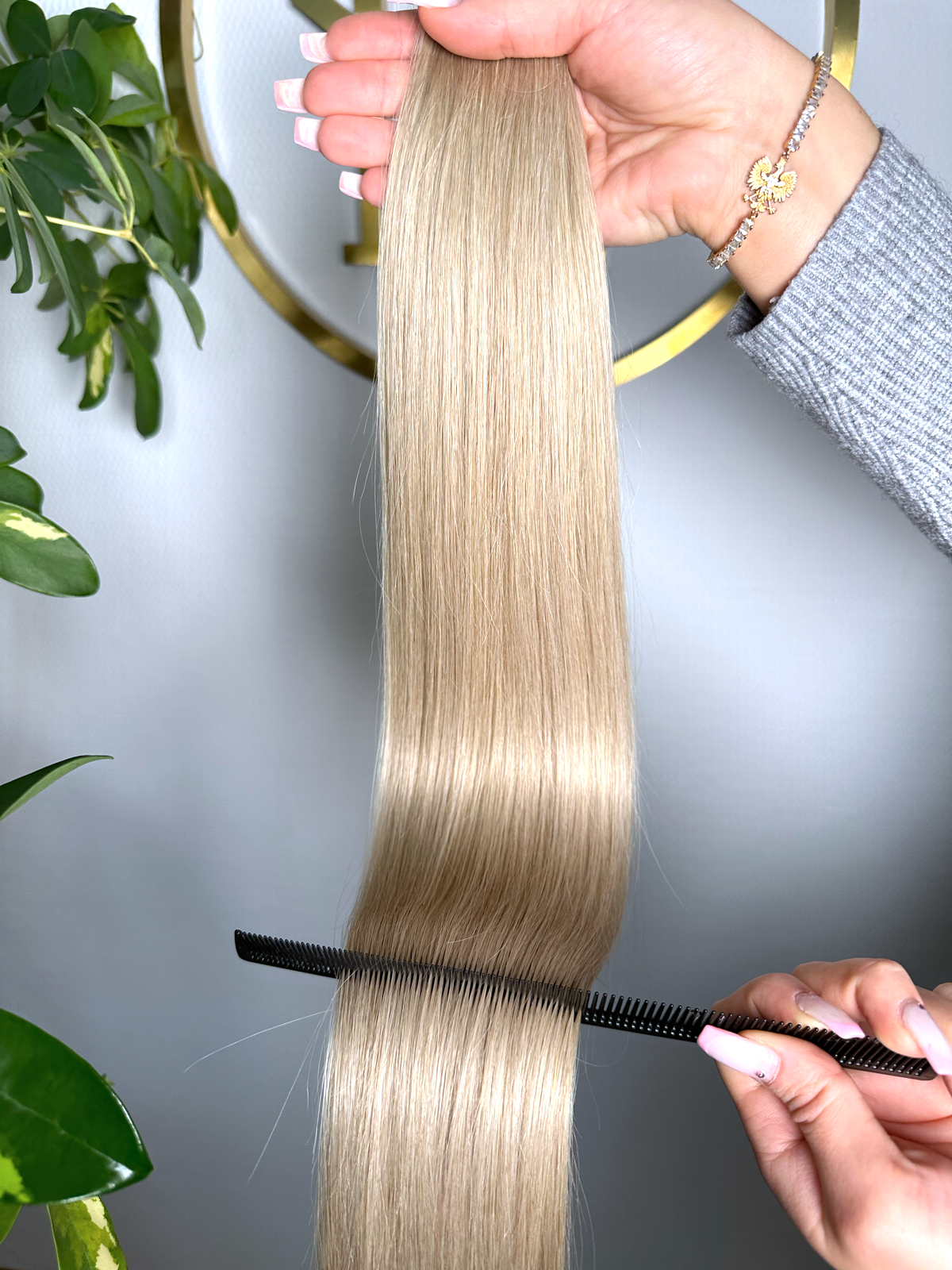 #NORVEGIAN KÜHLES BLOND  US WELLIGE TAPE EXTENSIONS 45CM♡