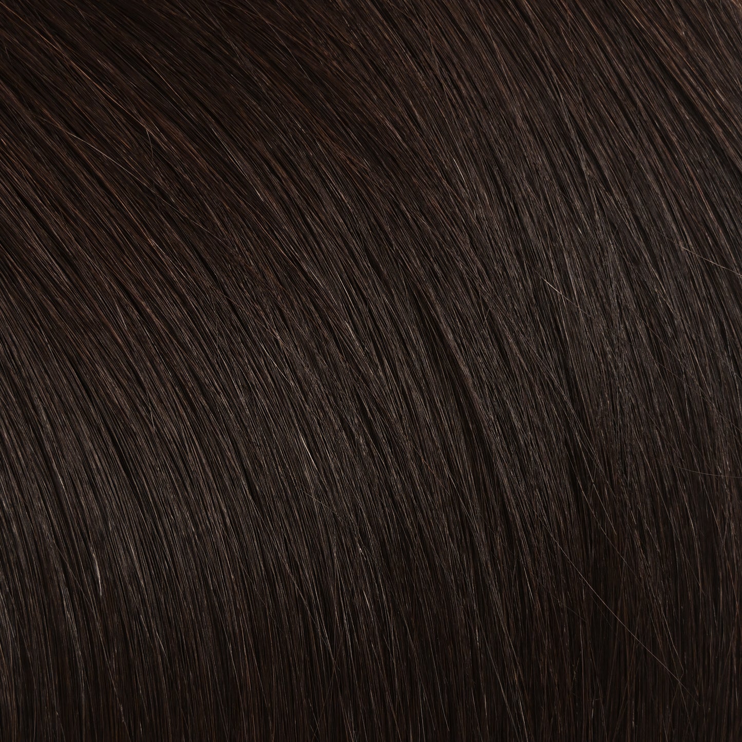 Espresso Brown | Echthaar Tressen – Invisible Butterfly, glatt (RU)