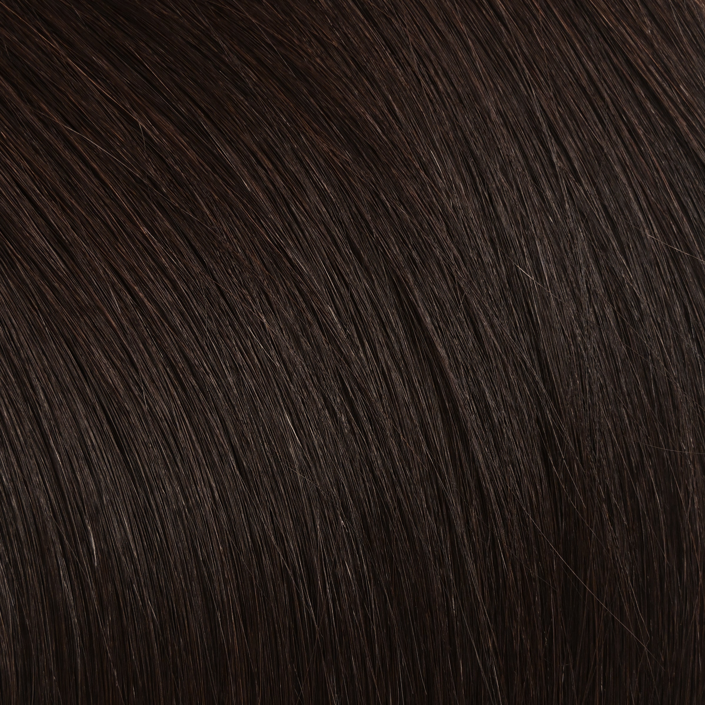 Espresso Brown | Echthaar Tressen – Invisible Butterfly, glatt (RU)