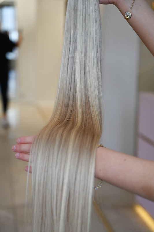 Frosty | Echthaar Tressen – Invisible Butterfly, glatt (RU)