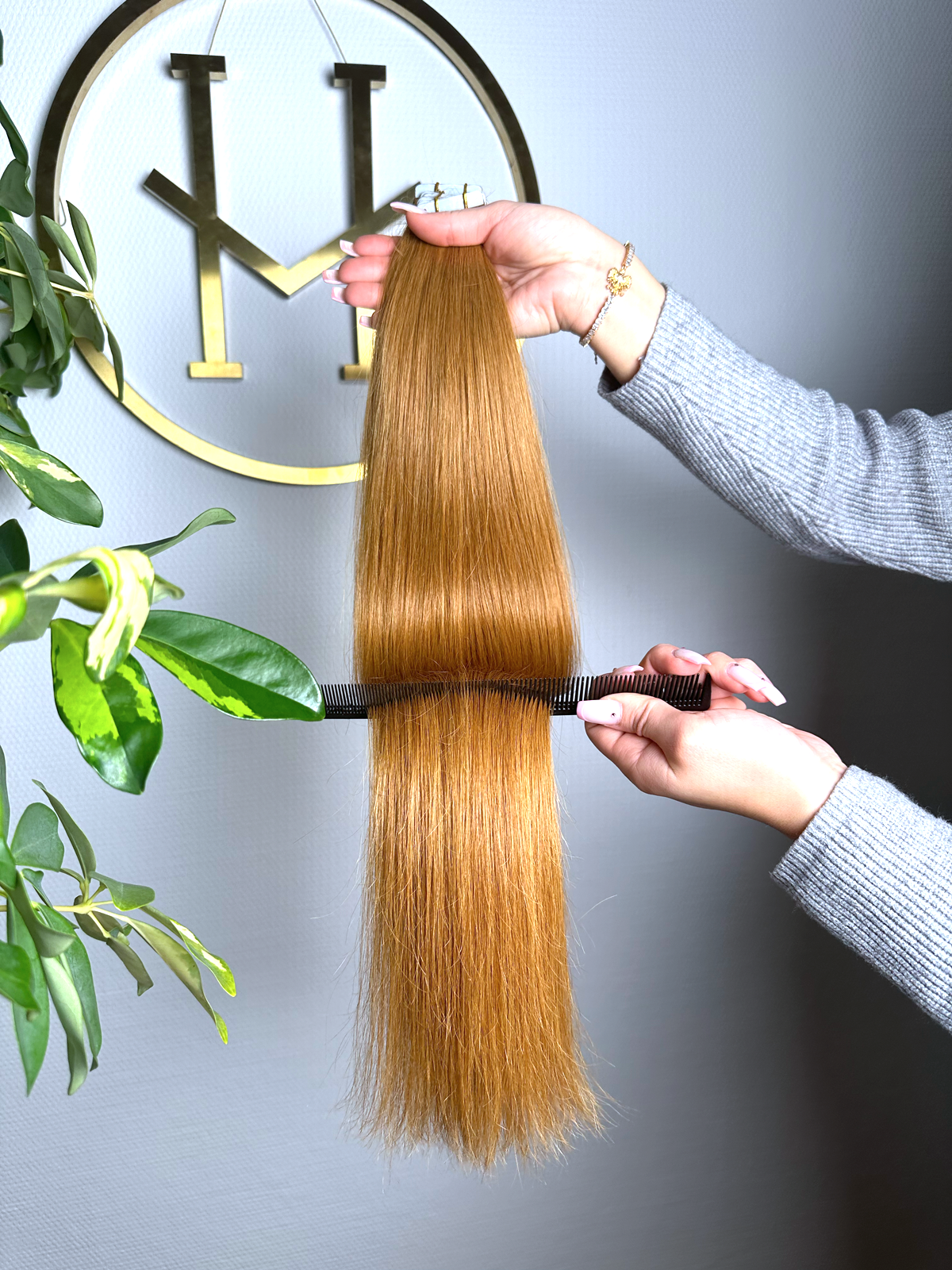 #8 GOLDKUPFER TAPE EXTENSIONS 65CM ♡