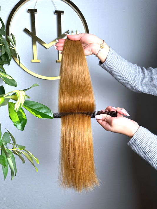 #8 GOLDKUPFER US WELLIGE TAPE EXTENSIONS 55CM ♡