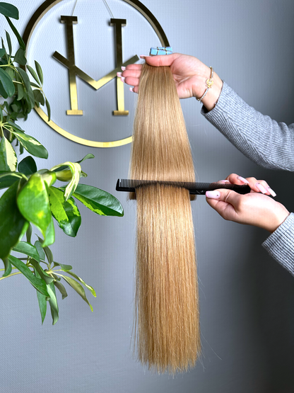 #14 DUNKELBLONDE TAPE EXTENSIONS 65CM ♡