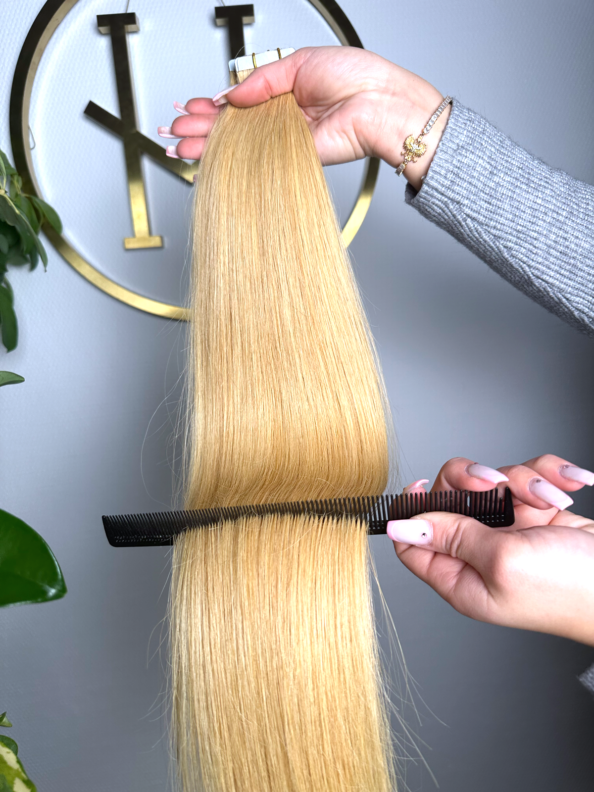 #10 HONIGBLONDE US WELLIGE TAPE EXTENSIONS 65CM ♡