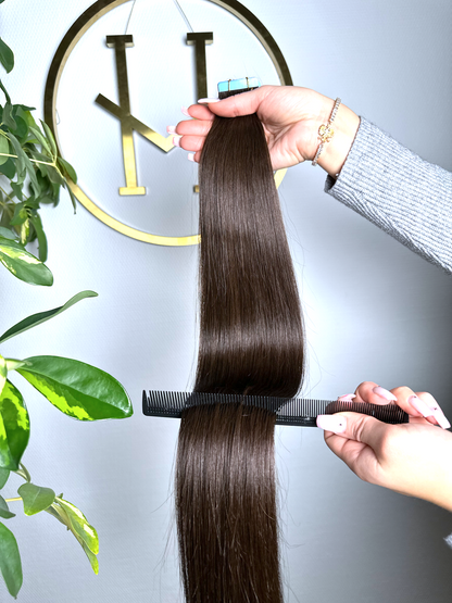 #2A ASCHBRAUNE TAPE EXTENSIONS 55CM ♡