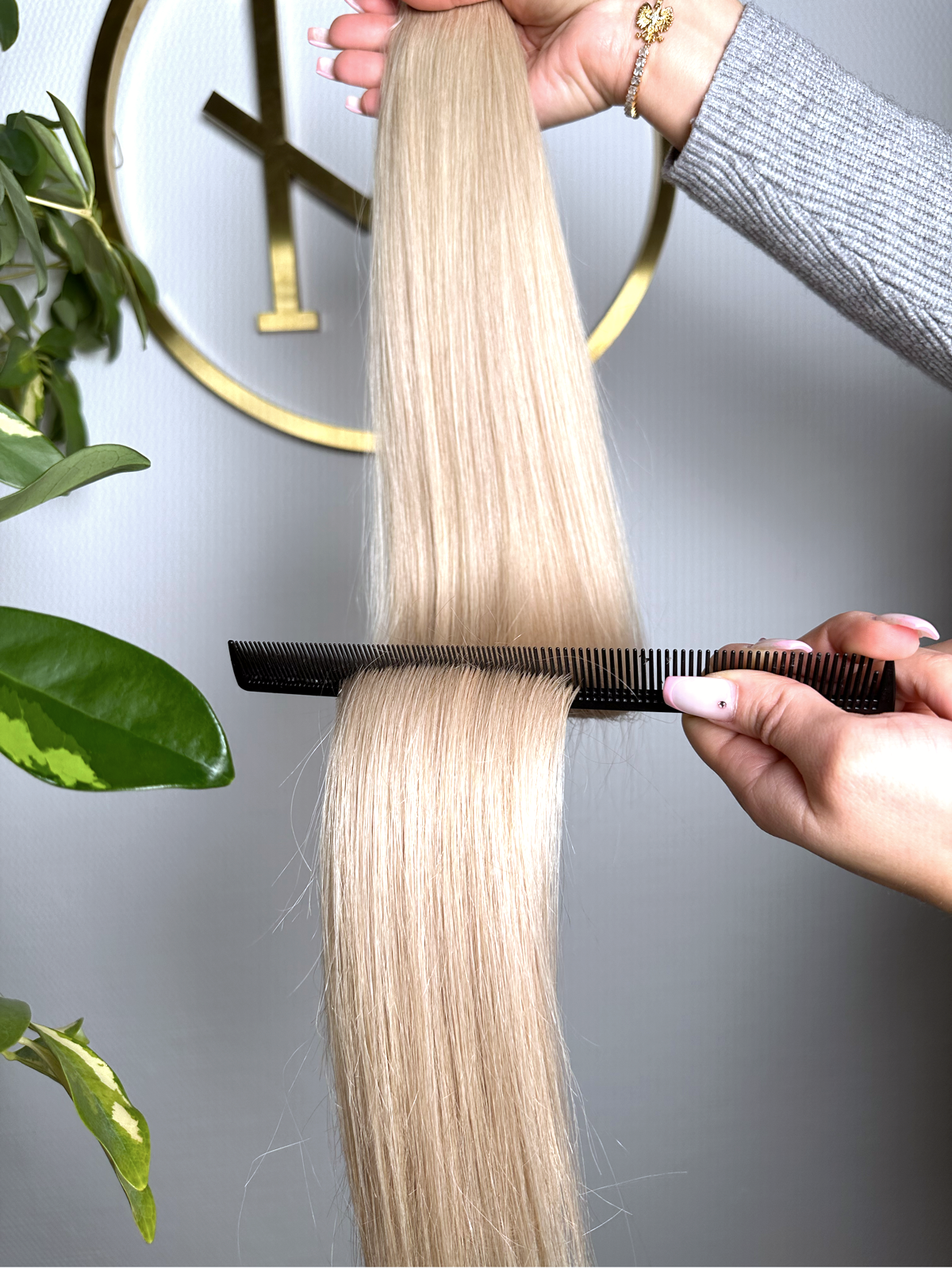 #SILVER  45CM TAPE EXTENSIONS ♡
