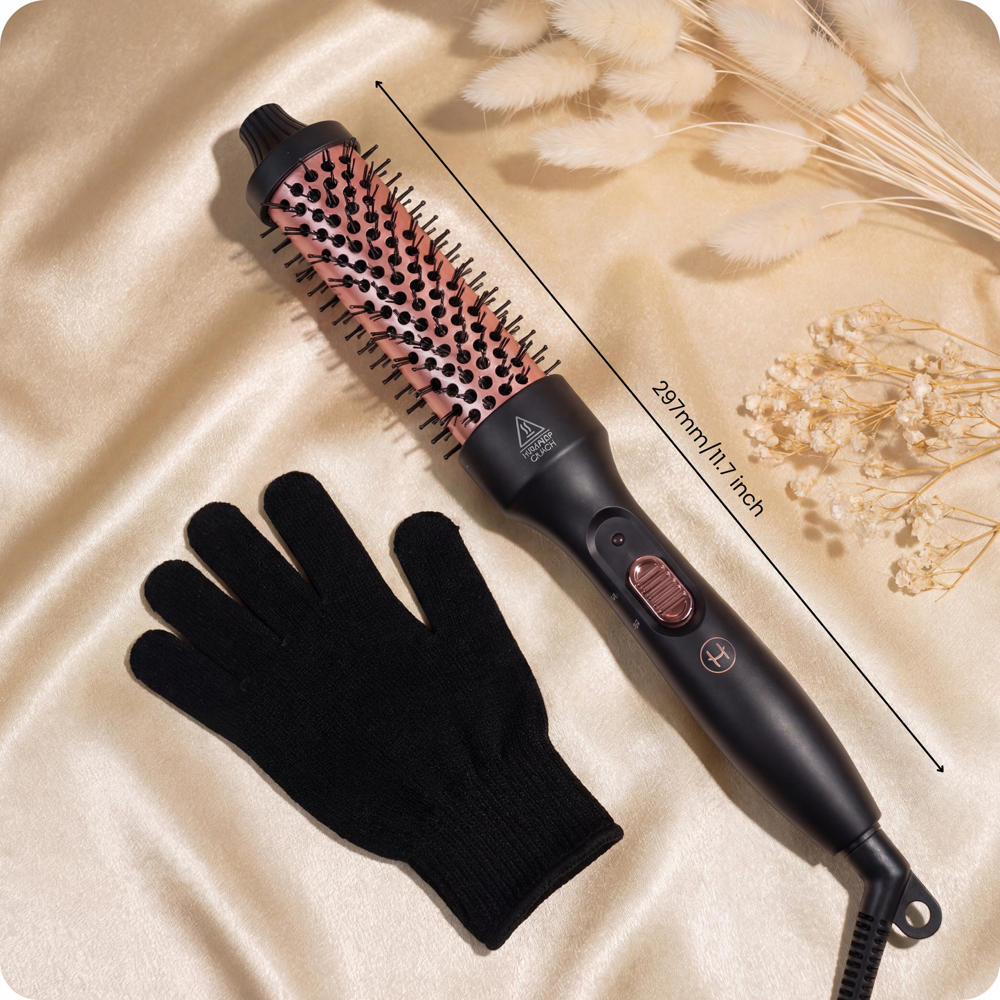 Hairvenly Extensions Thermobürste 3 in 1 – Styling, Glätten & Volumen