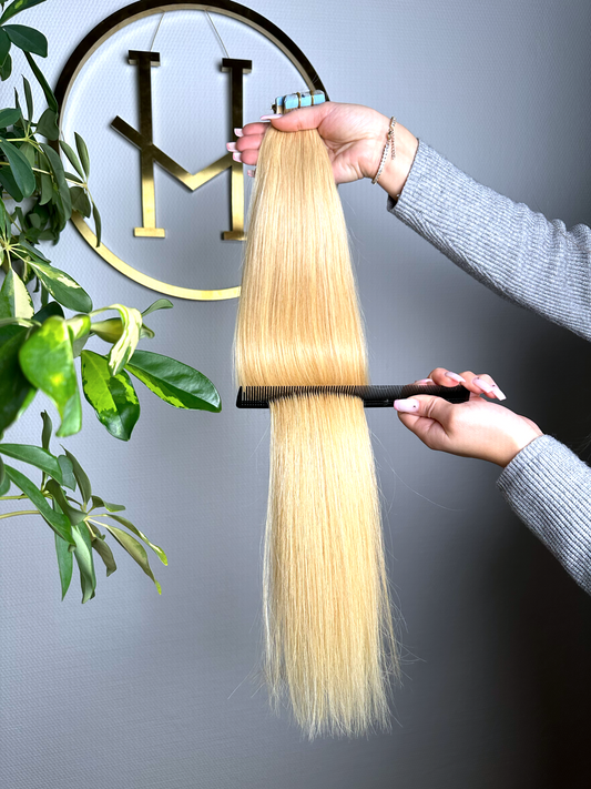 #27 GOLDBLONDE TAPE EXTENSIONS 45CM ♡