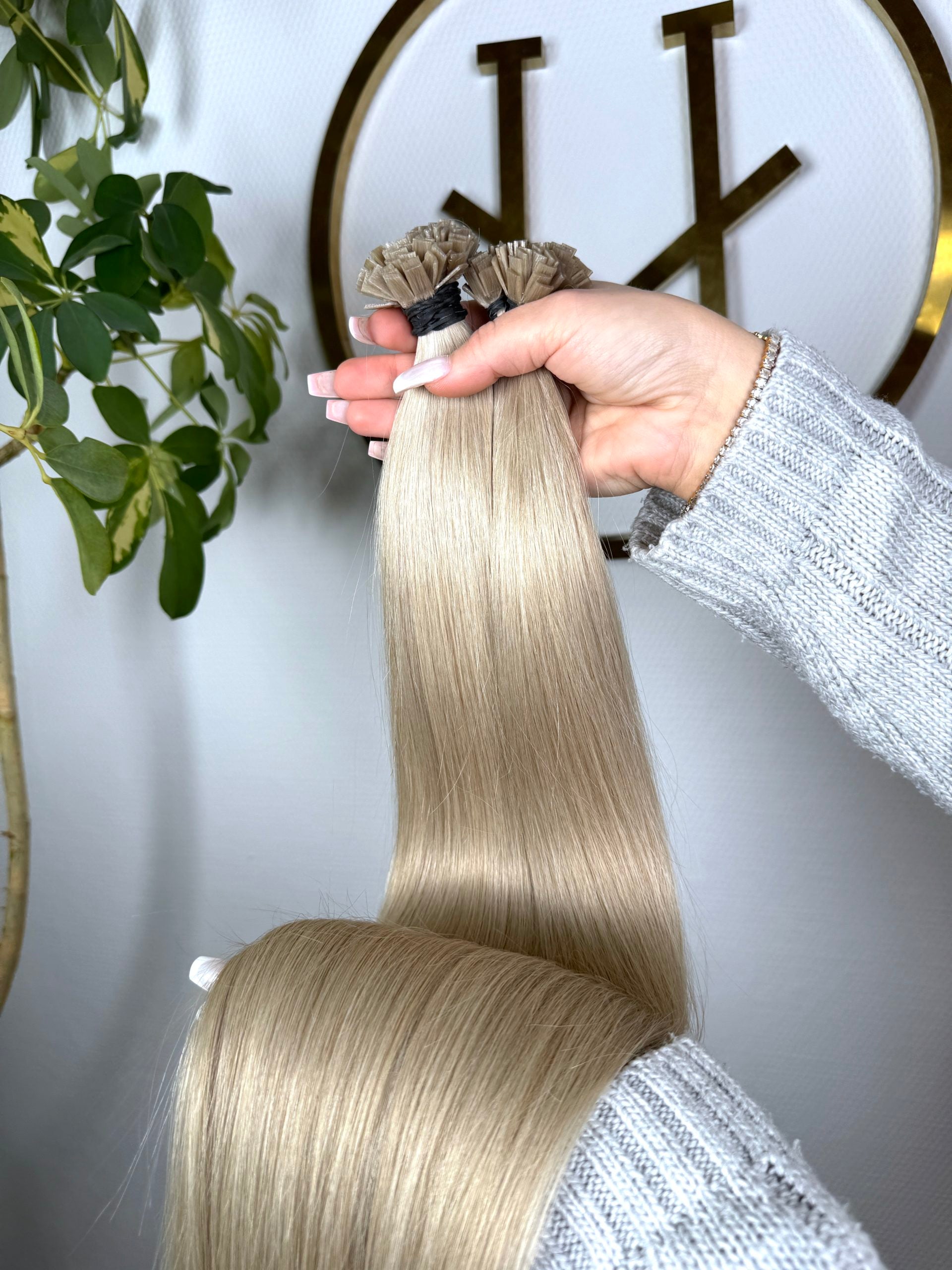 #NORVEGIAN US WELLIGE KERATIN BONDINGS KÜHLES BLOND 65CM ♡