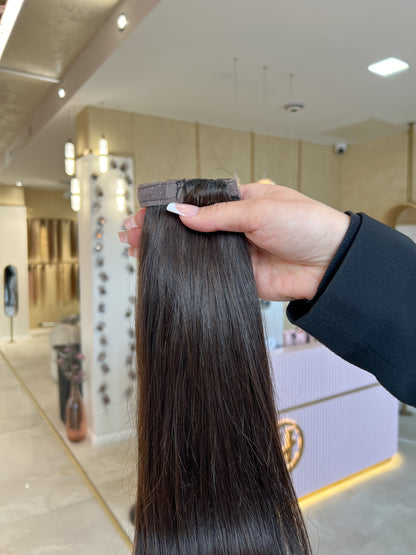 #2E DUNKELBRAUNER PONYTAIL 130G - 65CM