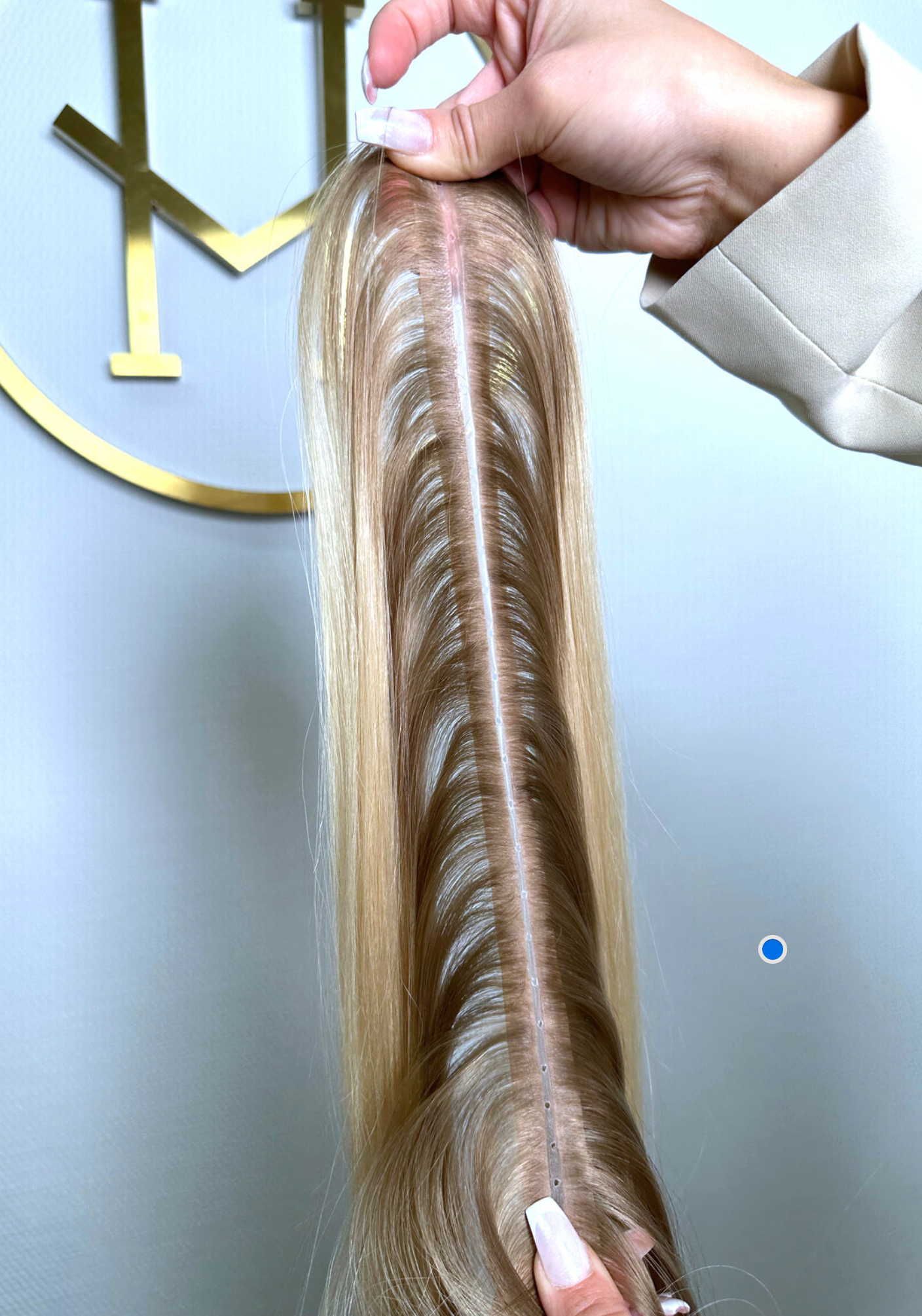 TRESSEN #TAUPE MITTELBLOND ASCH RU GLATT CLASSIC WEFT ♡