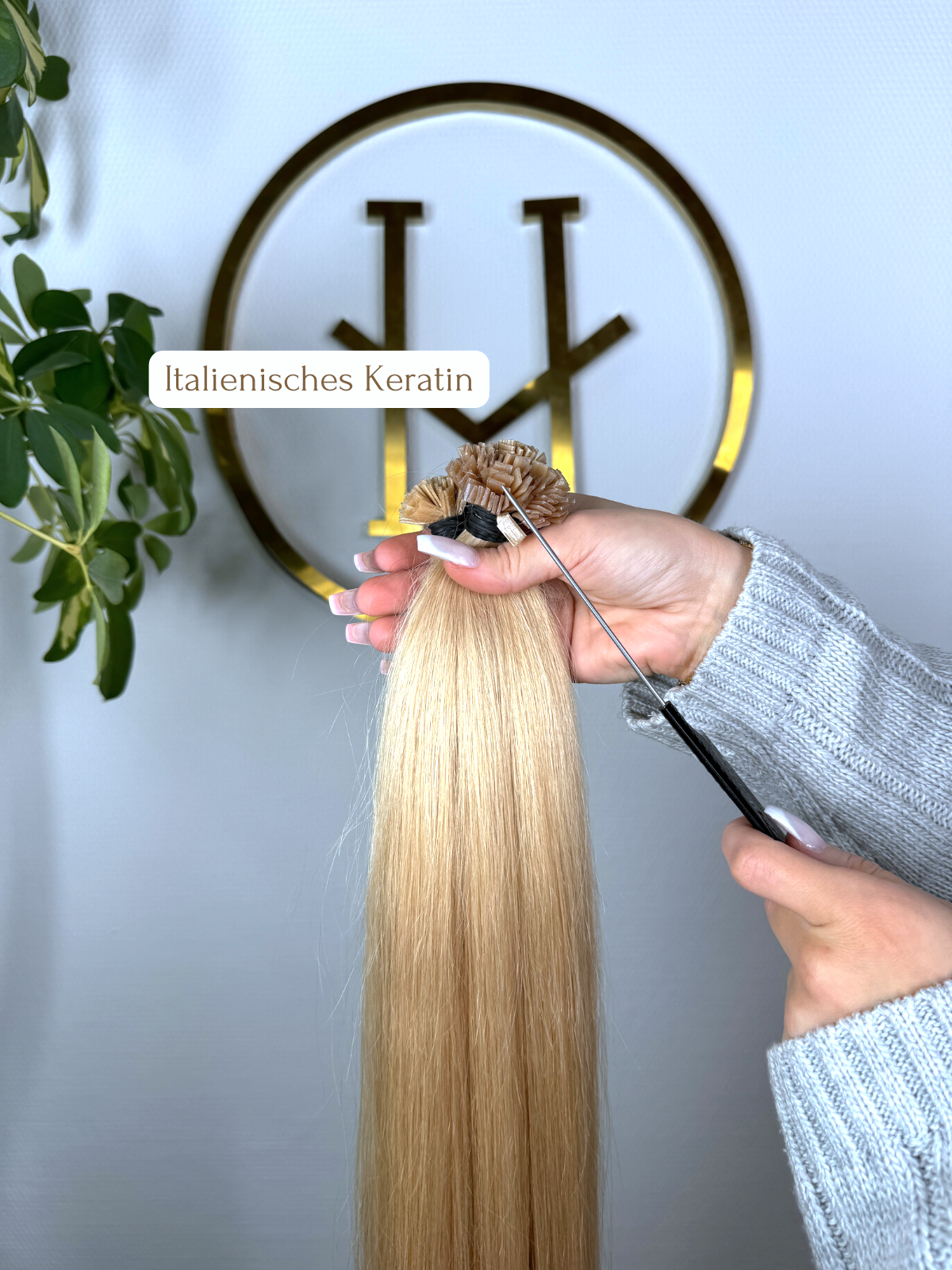 #24A KERATIN BONDINGS SANDBLOND 65CM