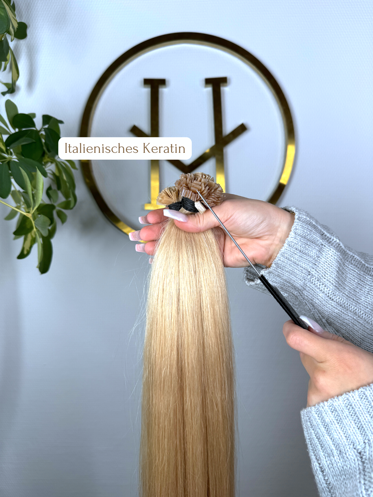 #24A SANDBLOND US WELLIGE KERATIN BONDINGS SANDBLOND 65CM ♡