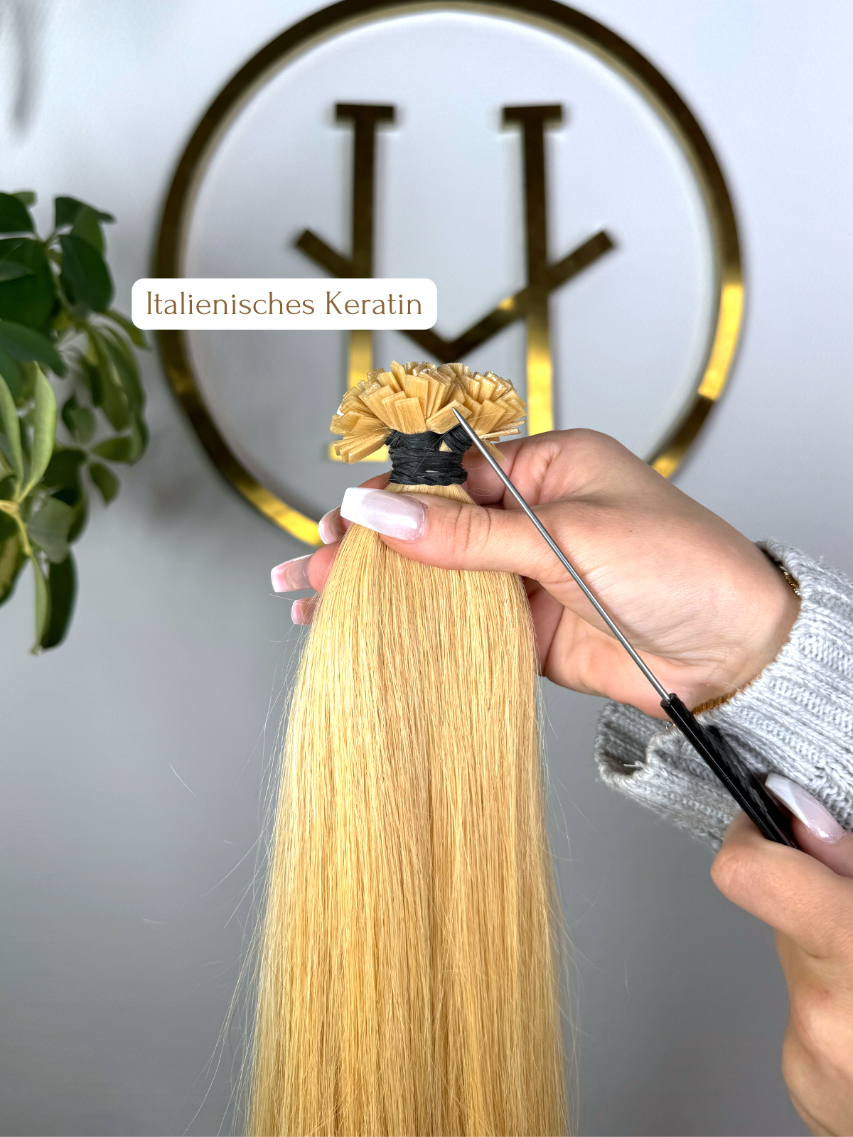 #10 HONIGBLOND  US WELLIGE KERATIN BONDINGS HONIGBLOND 65CM ♡