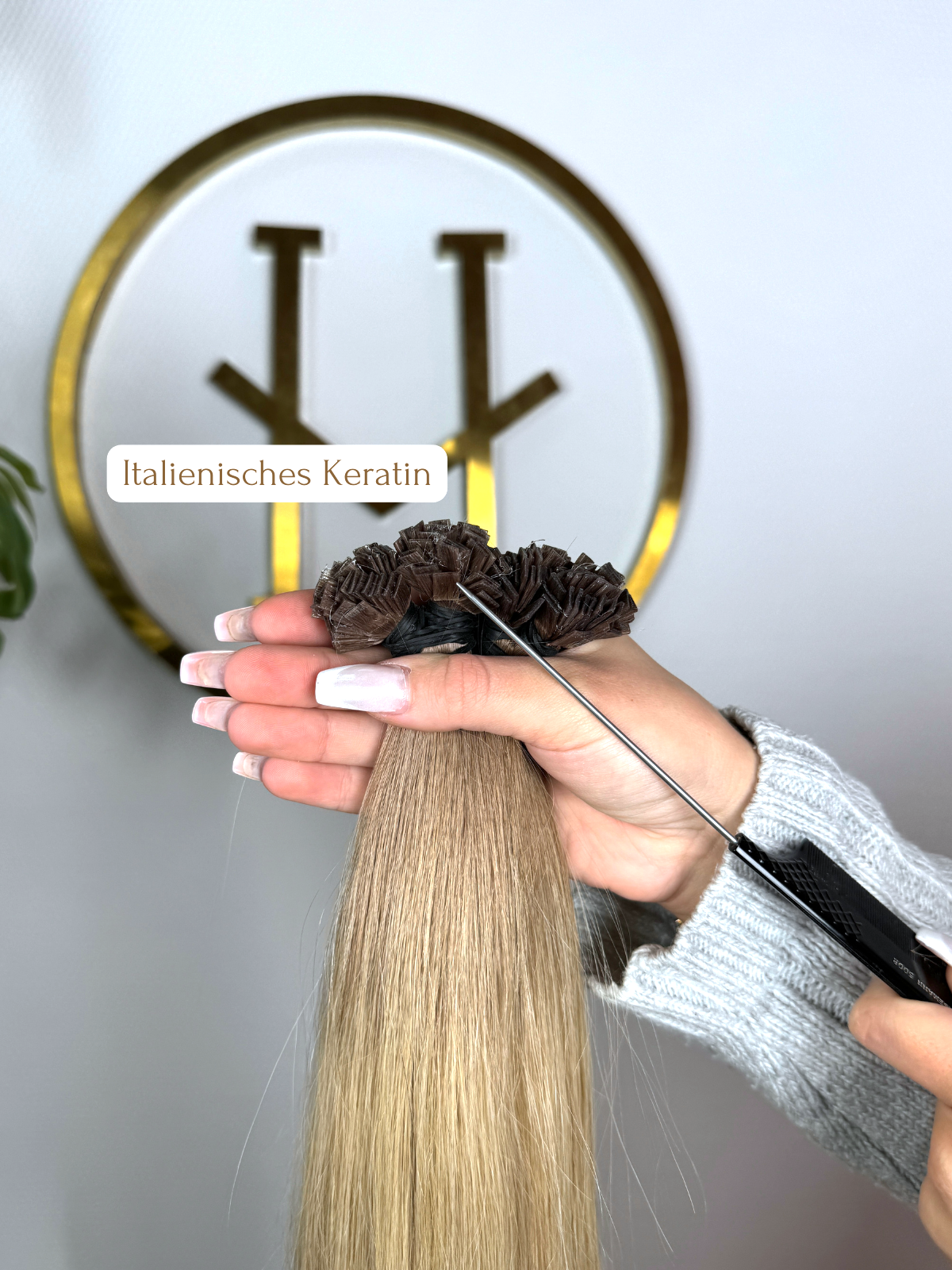 #BERGEN BLOND US WELLIGE KERATIN BONDINGS OMBRÉ SANDBLOND 65CM ♡