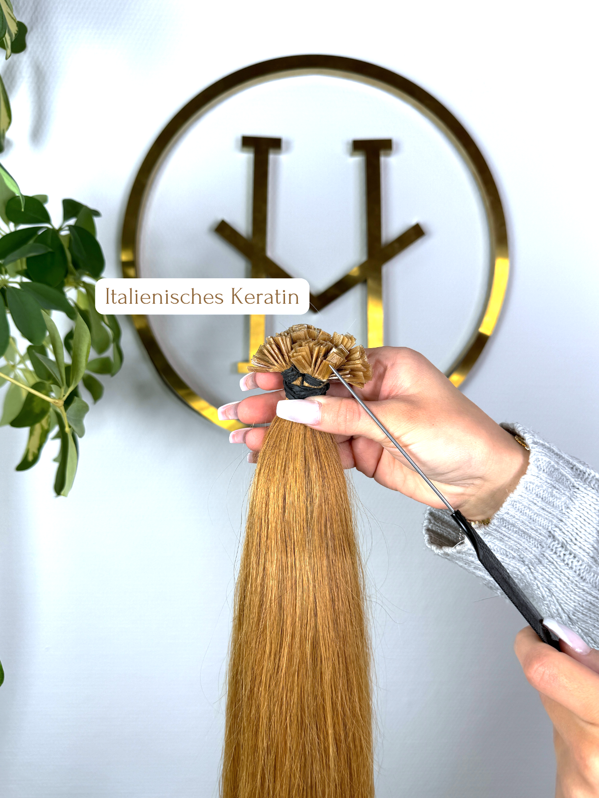 #8 KERATIN BONDINGS GOLDKUPFER 65CM