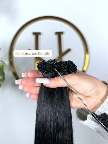 #1A SCHWARZE KERATIN BONDINGS 65CM