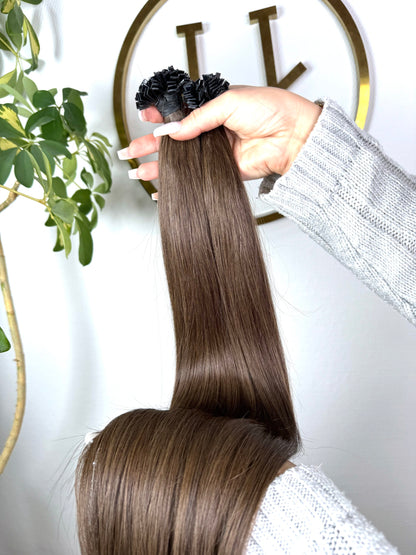 #3A KERATIN BONDINGS KÜHLES MITTELBRAUN 65CM