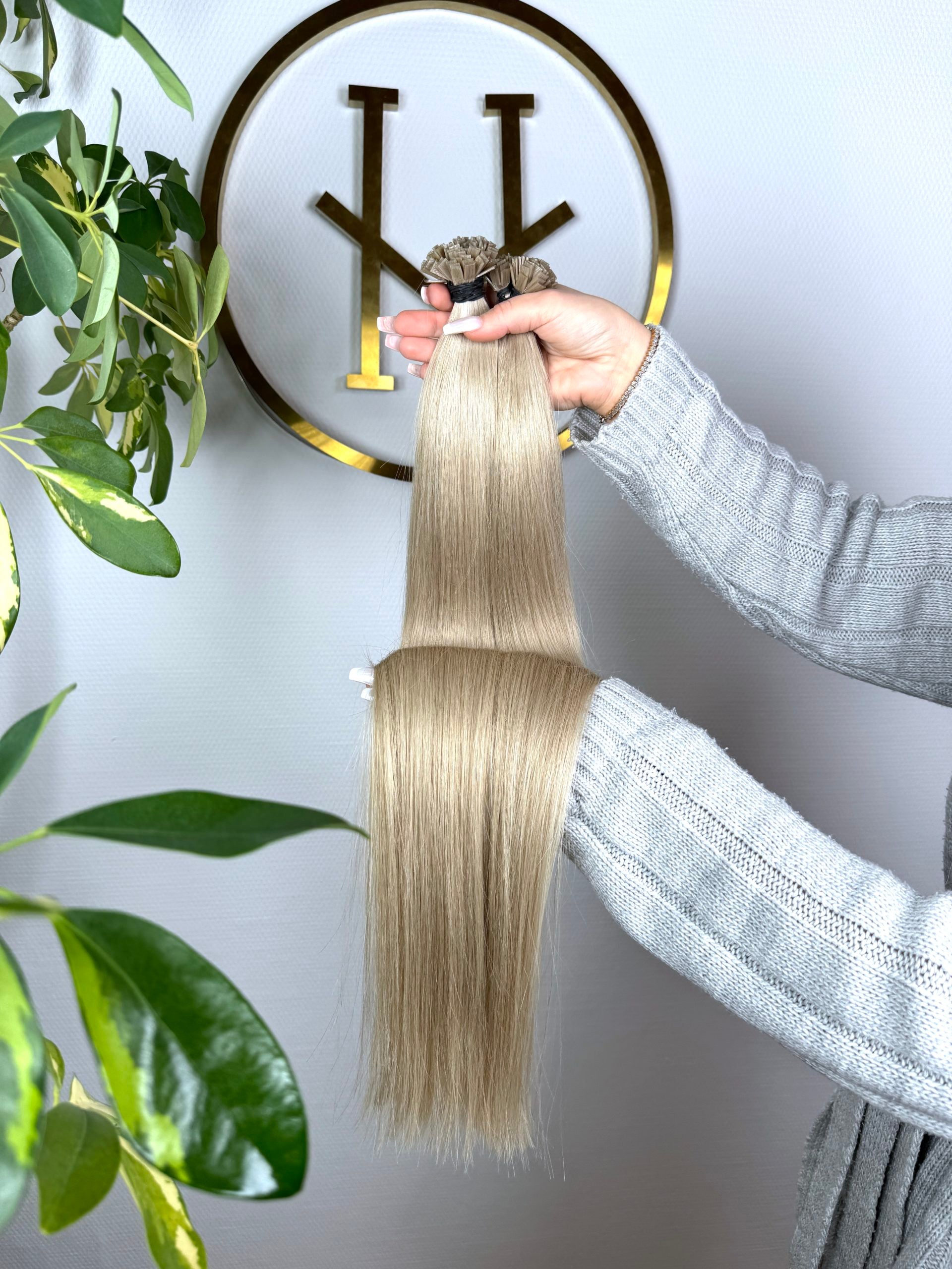 #NORVEGIAN US WELLIGE KERATIN BONDINGS KÜHLES BLOND 65CM ♡