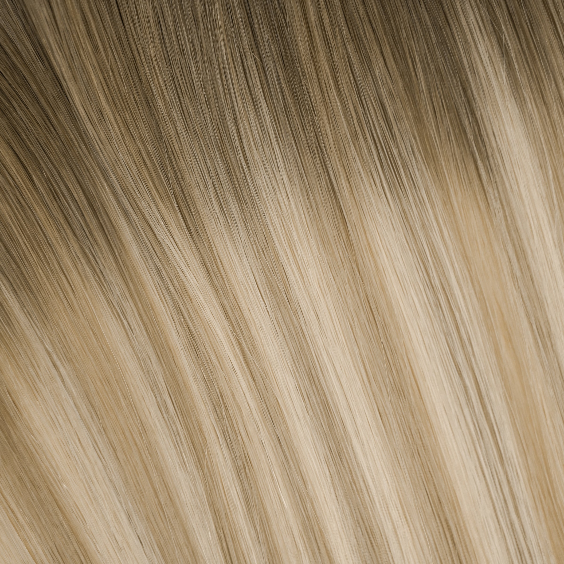 Latte Balayage | Echthaar Tressen – Invisible Butterfly, glatt (RU)