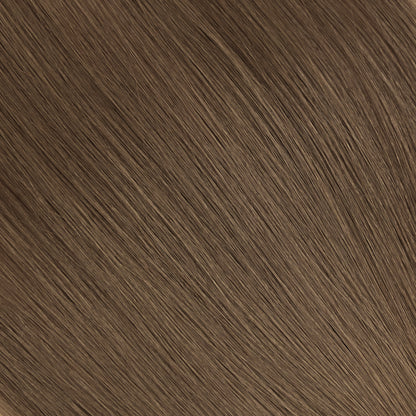 Latte Brown | Echthaar Tressen – Invisible Butterfly, glatt (RU)