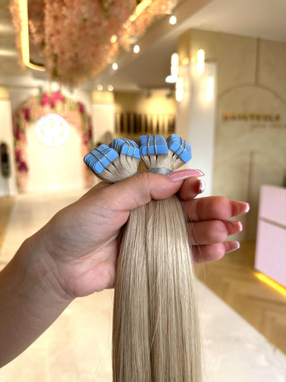 #CAPUCCINO MINI TAPE EXTENSIONS INVISIBLE ♡