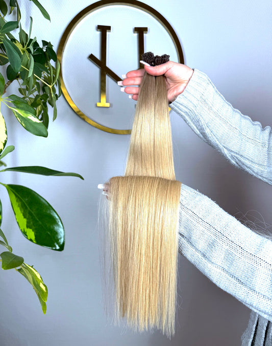 #BERGEN BLOND KERATIN BONDINGS OMBRÉ SANDBLOND 65CM