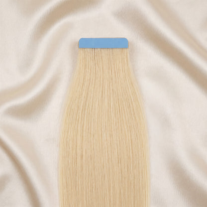 #PEARL WHITE STANDARD RUSSISCHE TAPE EXTENSIONS GLATT ♡