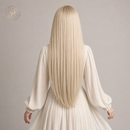 #PEARL WHITE STANDARD RUSSISCHE TAPE EXTENSIONS GLATT ♡
