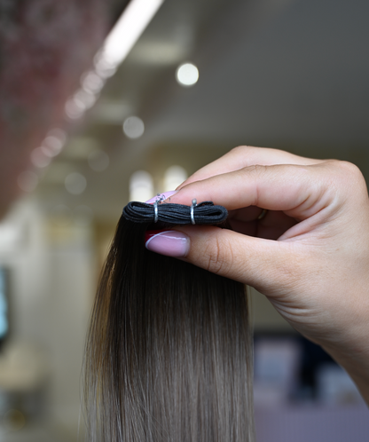 #ASH MELT GENIUS WEFT RUSSISCHES GLATTES HAAR  60CM ♡