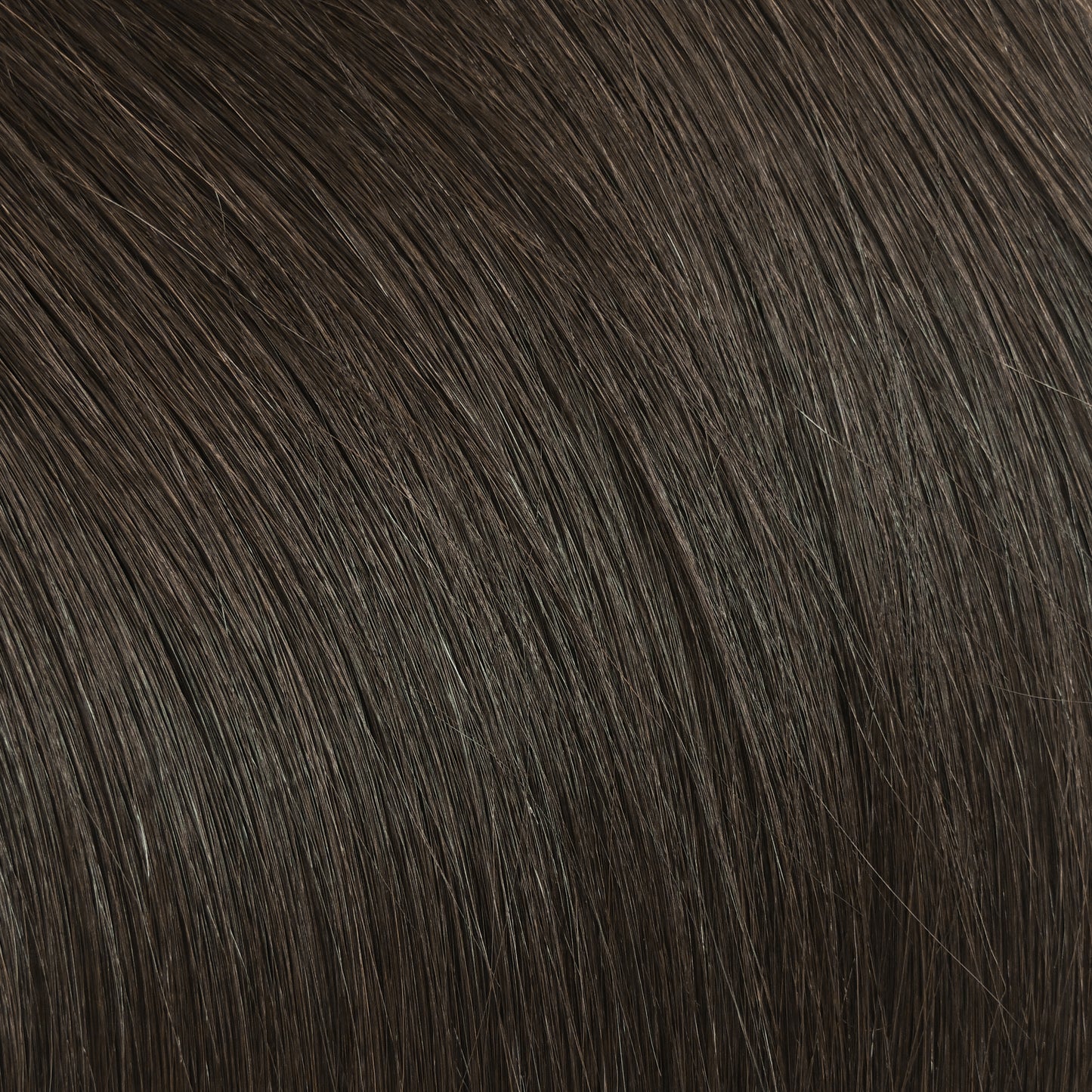 Smoky Brown | Echthaar Tressen – Invisible Butterfly, glatt (RU)